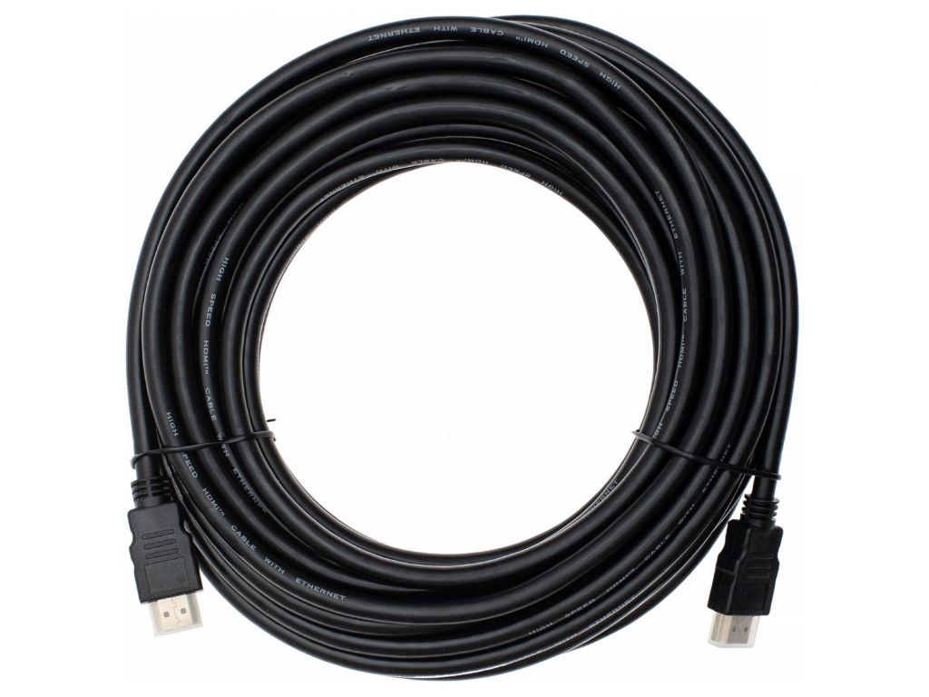 Кабель аудио-видео Cactus CS-HDMI.1.4-10 HDMI (m)/HDMI (m) 10м. Позолоченные контакты черный