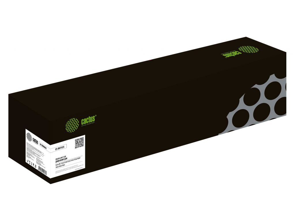 Блок фотобарабана Cactus CS-DU7525 013R00662 черный ч/б:125000стр. для WorkCentre 7525/7530/7535/7545/7556 Xerox