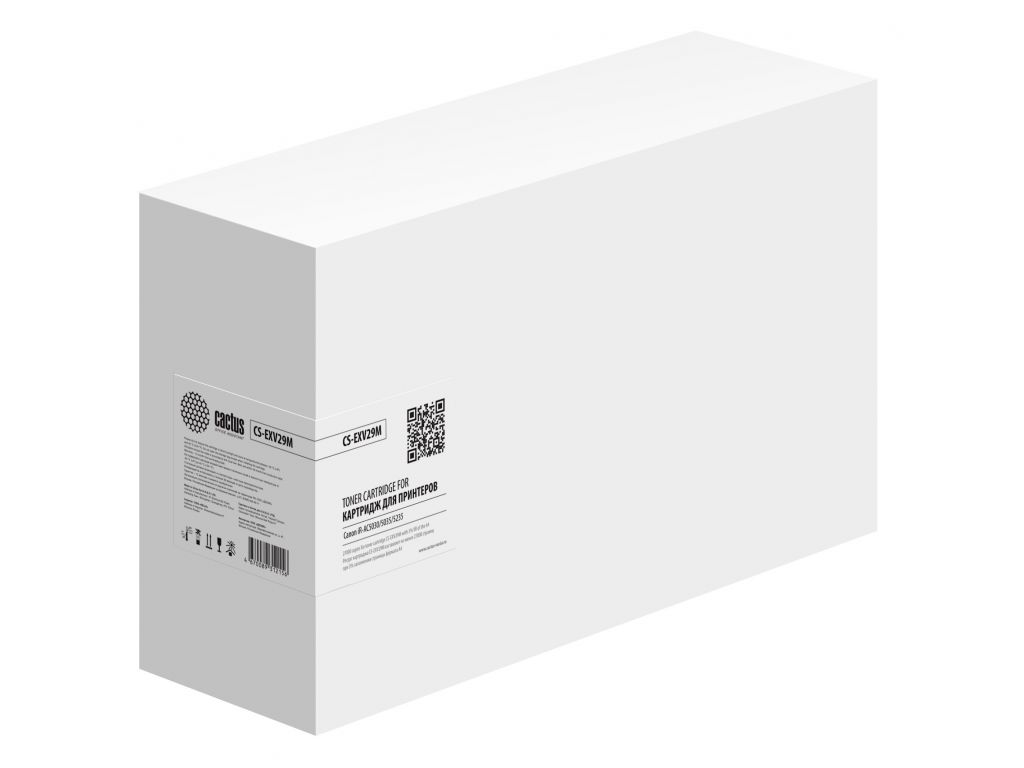 Картридж лазерный Cactus CS-EXV29M пурпурный (27000стр.) для Canon iR-AC5030/5035/5235/5240