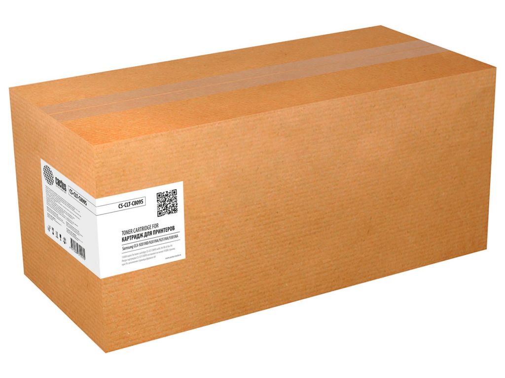 Картридж лазерный Cactus CS-CLT-C809S голубой (15000стр.) для Samsung CLX-9201ND/9201NA/9251NA/9301NA