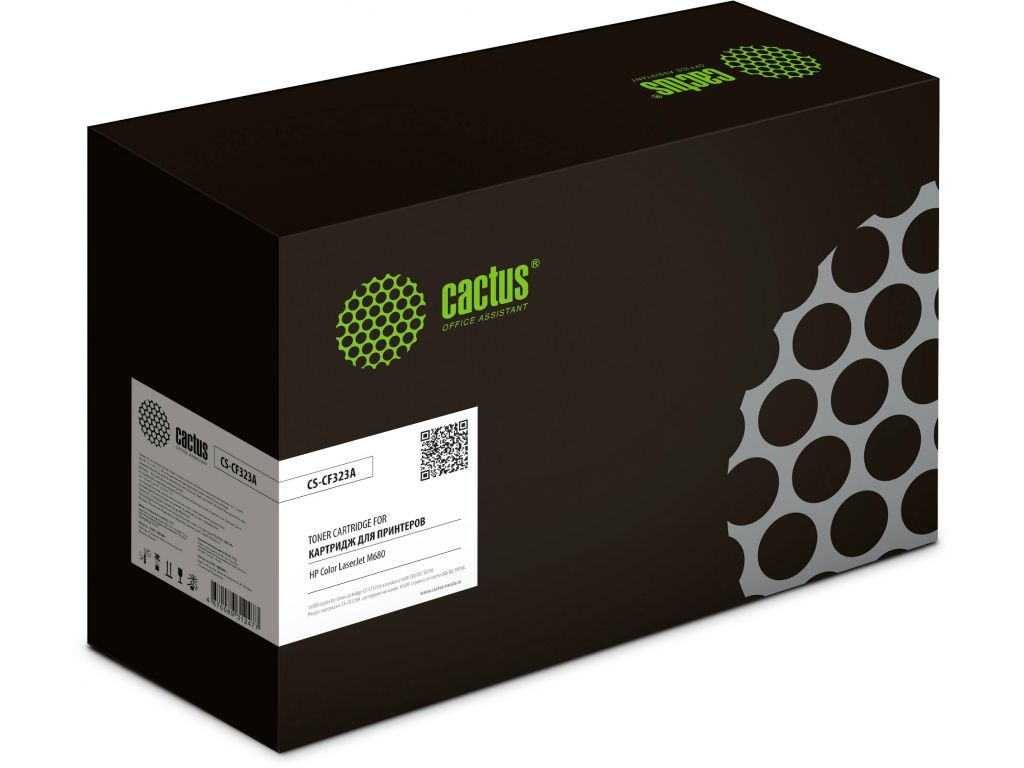 Картридж лазерный Cactus CS-CF323A CF323A пурпурный (16500стр.) для HP CLJ M680