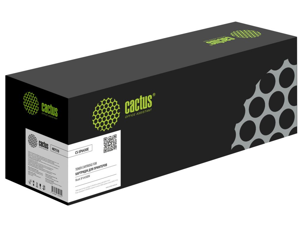 Картридж лазерный Cactus CS-SP6430E 407510 черный (10000стр.) для Ricoh Aficio SP 6430DN