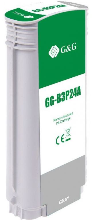 Картридж струйный G&G №727 GG-B3P24A серый (130мл) для HP DJ T920/T1500/T2530