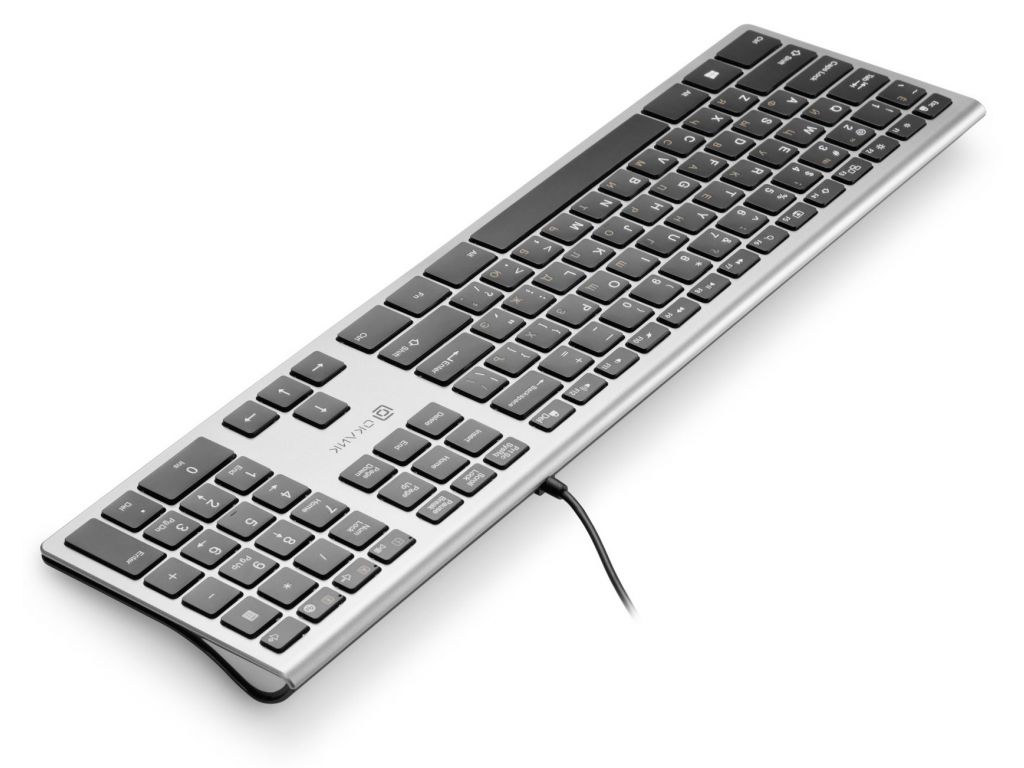 Клавиатура Oklick 890S (серебристый)