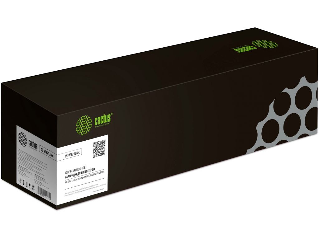 Картридж лазерный Cactus CS-W9212MC желтый (28000стр.) для HP MP Color LaserJet Managed MFP E78223dn, E78228dn