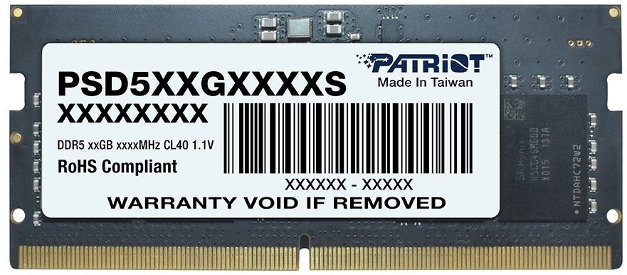 Оперативная память Patriot Signature Line 8ГБ DDR5 4800 МГц PSD58G480041S