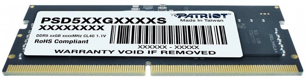 Оперативная память Patriot Signature Line 8ГБ DDR5 4800 МГц PSD58G480041S
