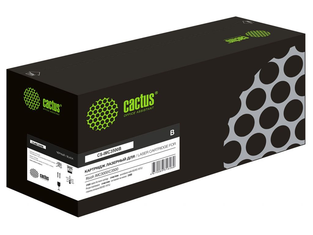 Картридж лазерный Cactus CS-IMC3500B 842255 черный (31000стр.) для Ricoh IMC3000/C3500