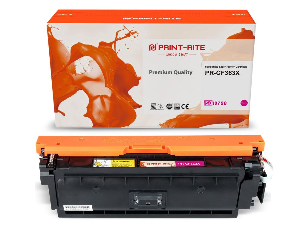Картридж лазерный Print-Rite TRHGL9MPU1J PR-CF363X CF363X пурпурный (9500стр.) для HP CLJ M552dn/M553dn/M553N/M553x