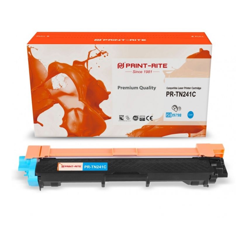 Картридж лазерный Print-Rite TFB684CPU1J PR-TN241C TN-241C голубой (1400стр.) для Brother HL-3170CDW