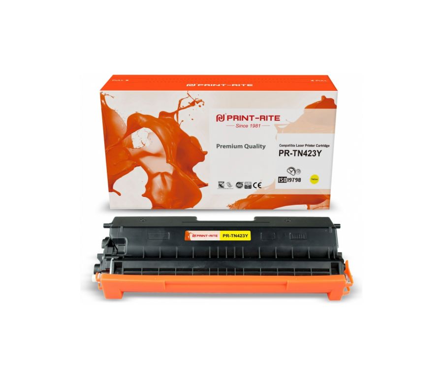 Картридж лазерный Print-Rite TFBAB3YPU1J PR-TN423Y TN-423Y желтый (4000стр.) для Brother DCP L8410CDW/HL L8260CDW/MFC L8690CDW