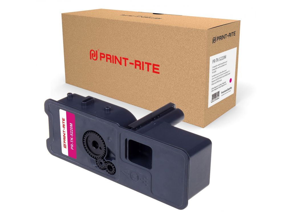 Картридж лазерный Print-Rite TFKADDMPRJ PR-TK-5220M TK-5220M пурпурный (1200стр.) для Kyocera Ecosys M5521cdn/M5521cdw/P5021cdn/P5021cdw