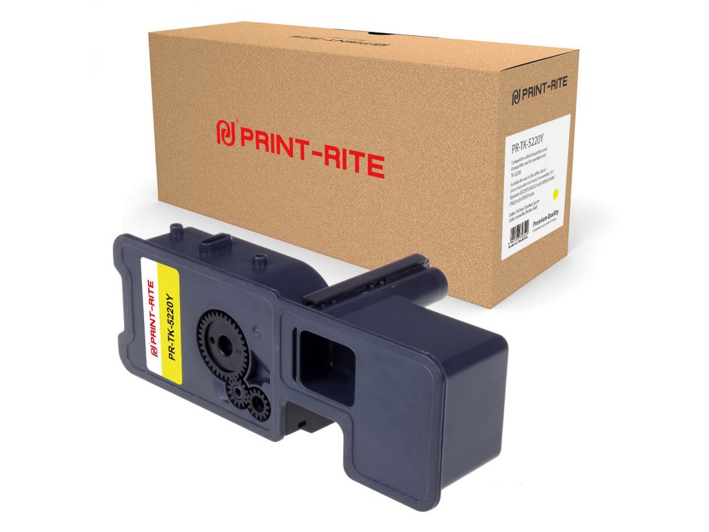 Картридж лазерный Print-Rite TFKADEYPRJ PR-TK-5220Y TK-5220Y желтый (1200стр.) для Kyocera Ecosys M5521cdn/M5521cdw/P5021cdn/P5021cdw