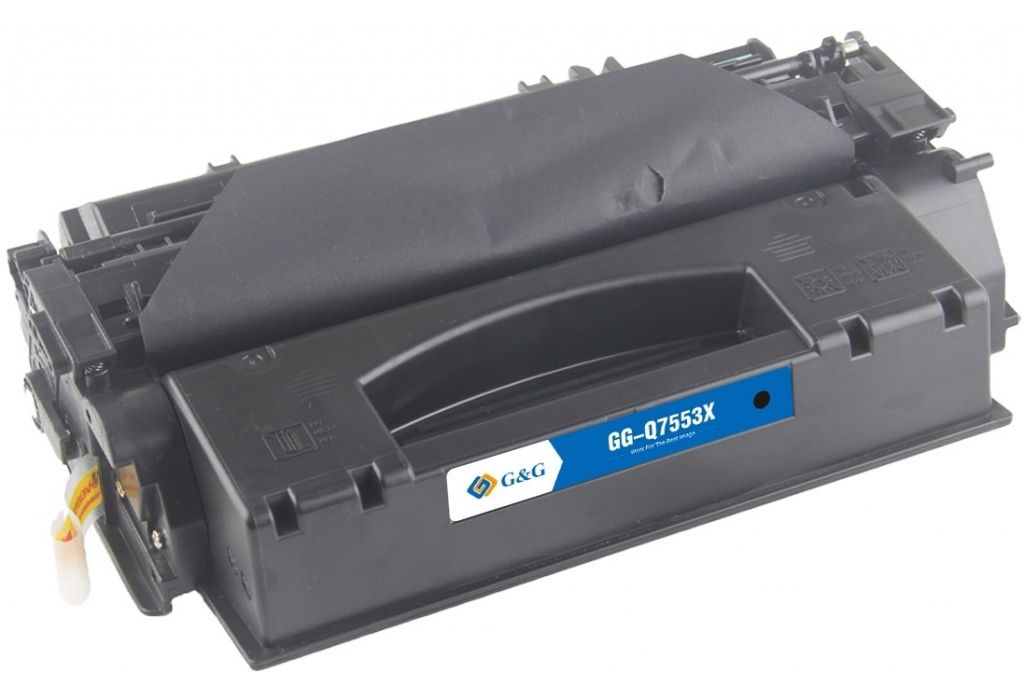 Картридж лазерный G&G GG-Q7553X черный (7000стр.) для HP LJ P2010/P2014/P2015/M2727nf MFP