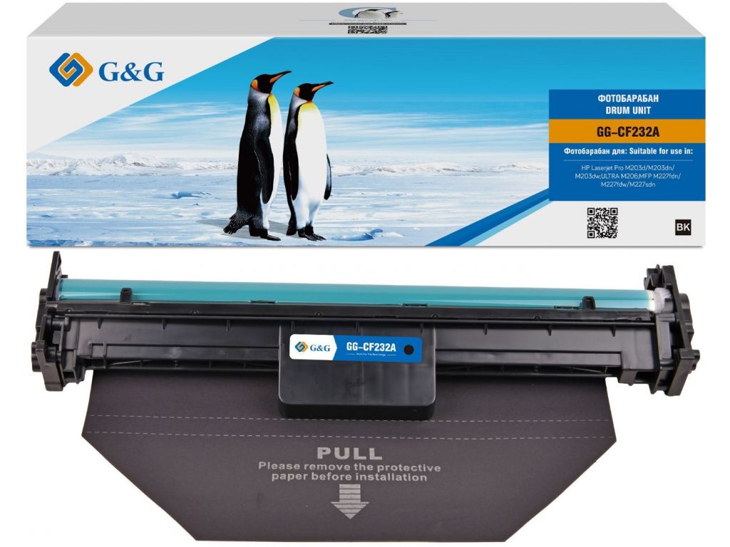 Блок фотобарабана G&G GG-CF232A ч/б:23000стр. для LJ Pro M203d/M118dw/ MFP M148dw/M149fdw HP