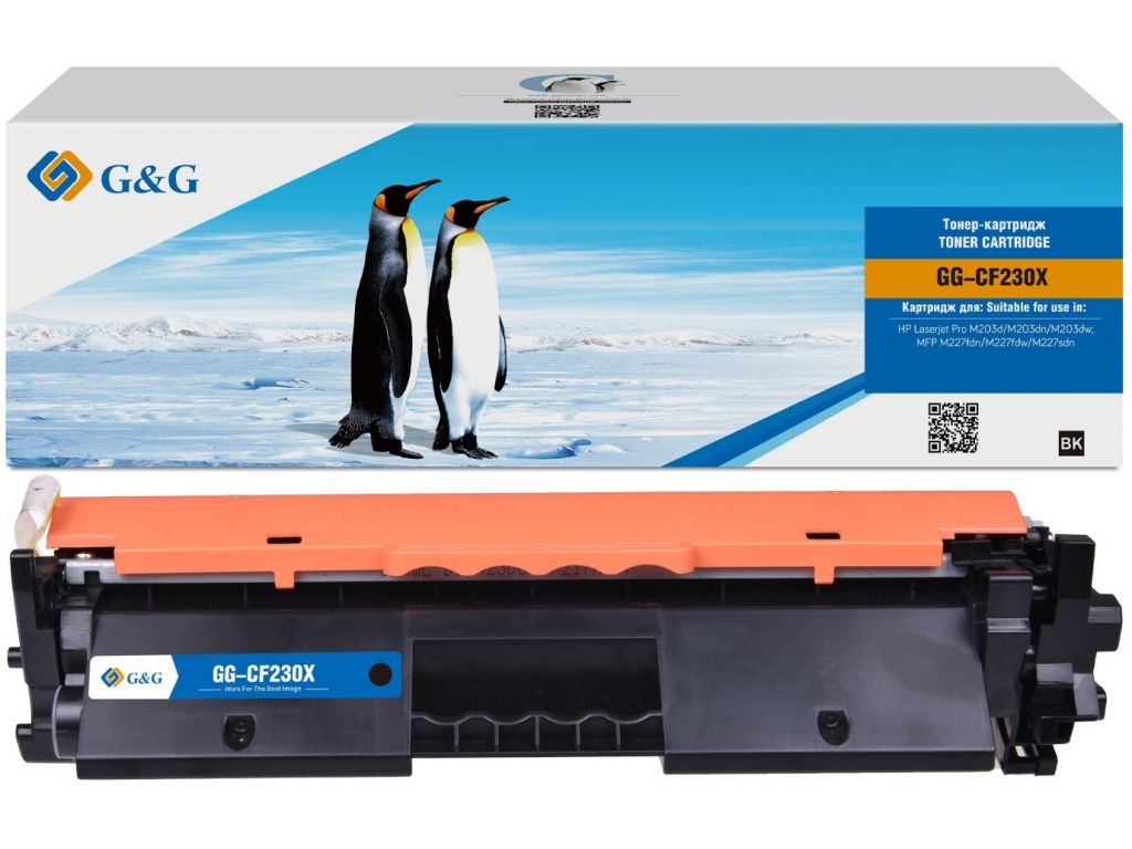Картридж лазерный G&G GG-CF230X черный (3500стр.) для HP LJ Pro M203d/M203dn/M203dw;MFP M227fdn/M227fdw/M227sdn