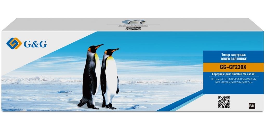 Картридж лазерный G&G GG-CF230X черный (3500стр.) для HP LJ Pro M203d/M203dn/M203dw;MFP M227fdn/M227fdw/M227sdn