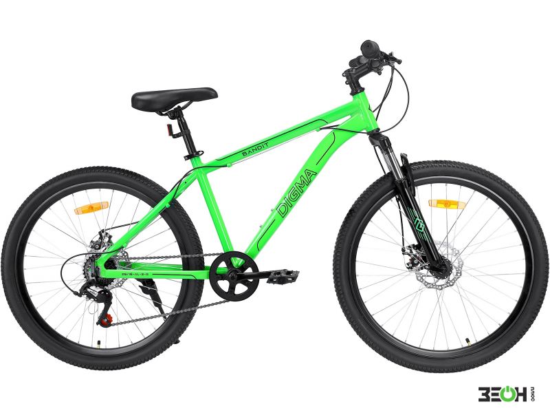 Велосипед Digma Bandit горный рам.:16" кол.:26" зеленый 14.75кг (BANDIT ...