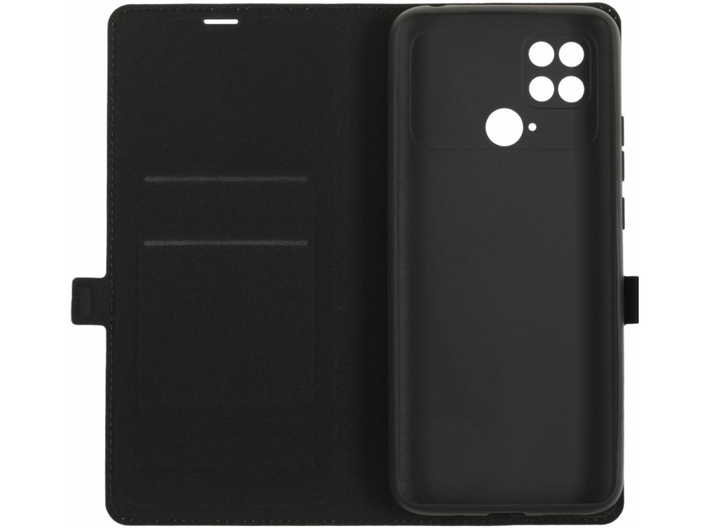 Чехол (флип-кейс) BoraSCO для Xiaomi Poco C40 черный (70748)