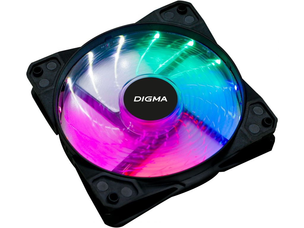 Вентилятор для корпуса Digma DFAN-FRGB2