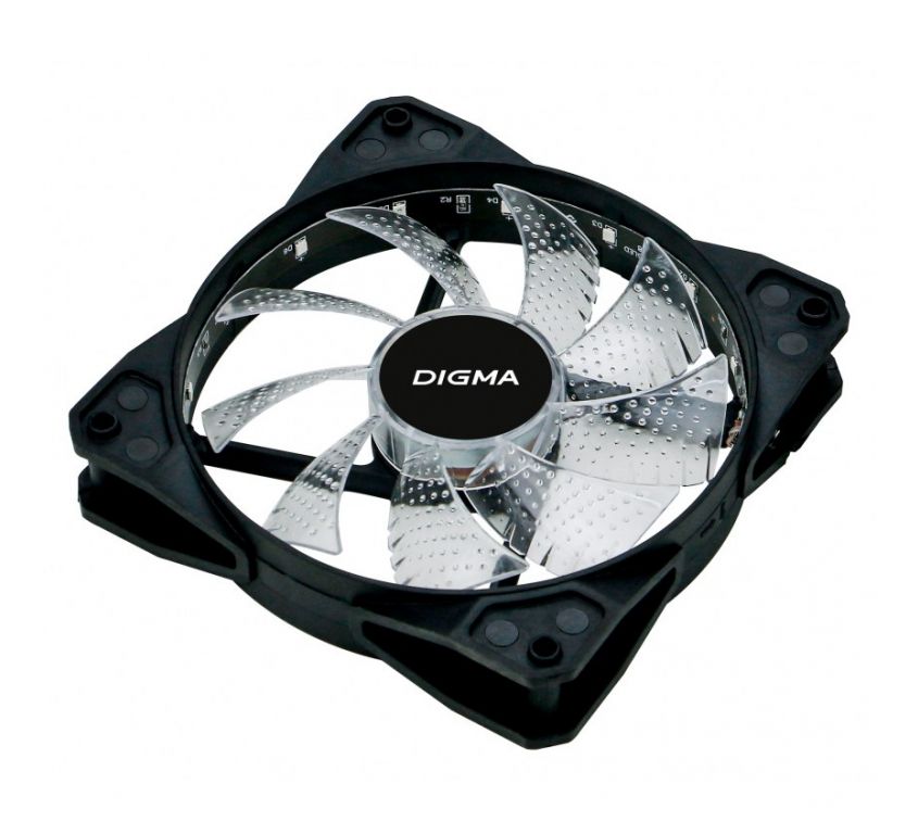 Вентилятор для корпуса Digma DFAN-FRGB2