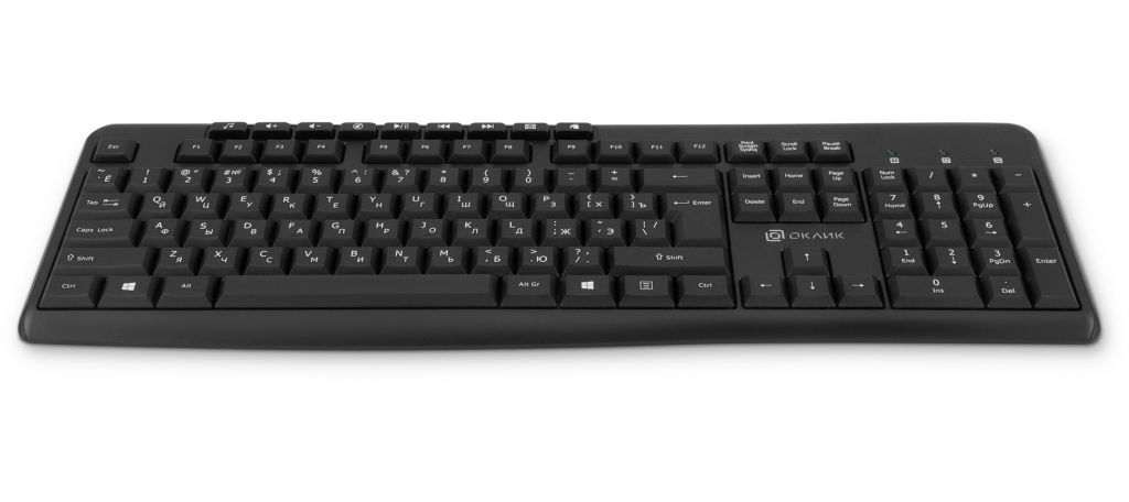 Клавиатура Oklick K225W (черный)