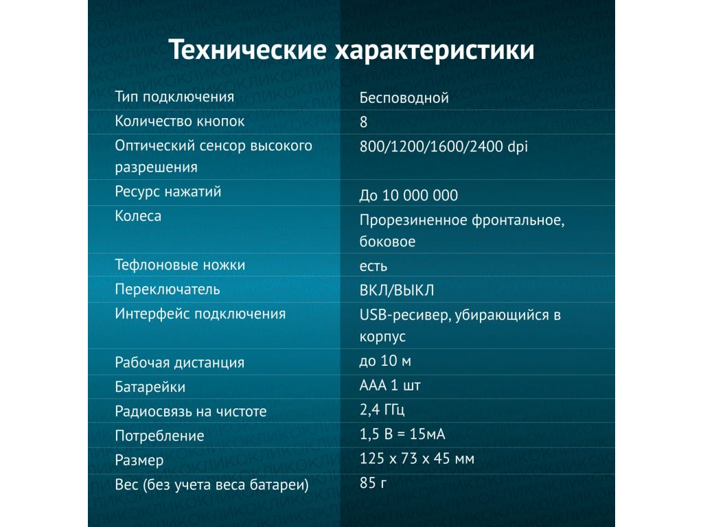 Мышь Oklick 501MW