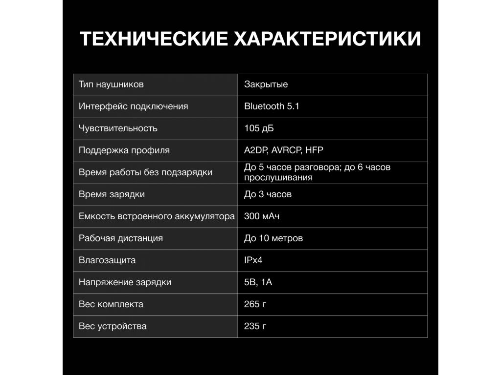 Наушники Hyundai H-HP103 (черный)