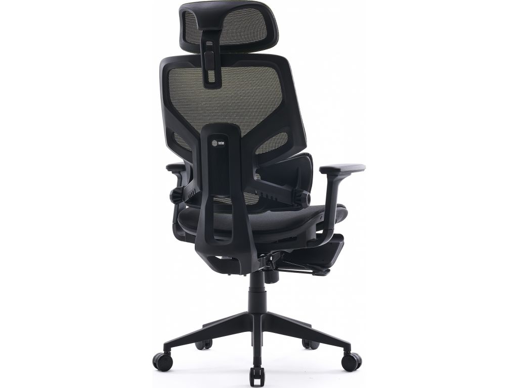 Кресло Cactus CS-CHR-MC01-LGNBK (салатовый,черный)