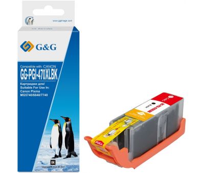   G&G GG-PGI-470XLBK  (20.4)  Canon MG5740/MG6840/MG7740