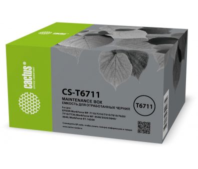  Cactus CS-T6711 (C13T671100    )  Epson WorkForce WF-3620DWF/ WF-3640DTWF/WF-7110DTW