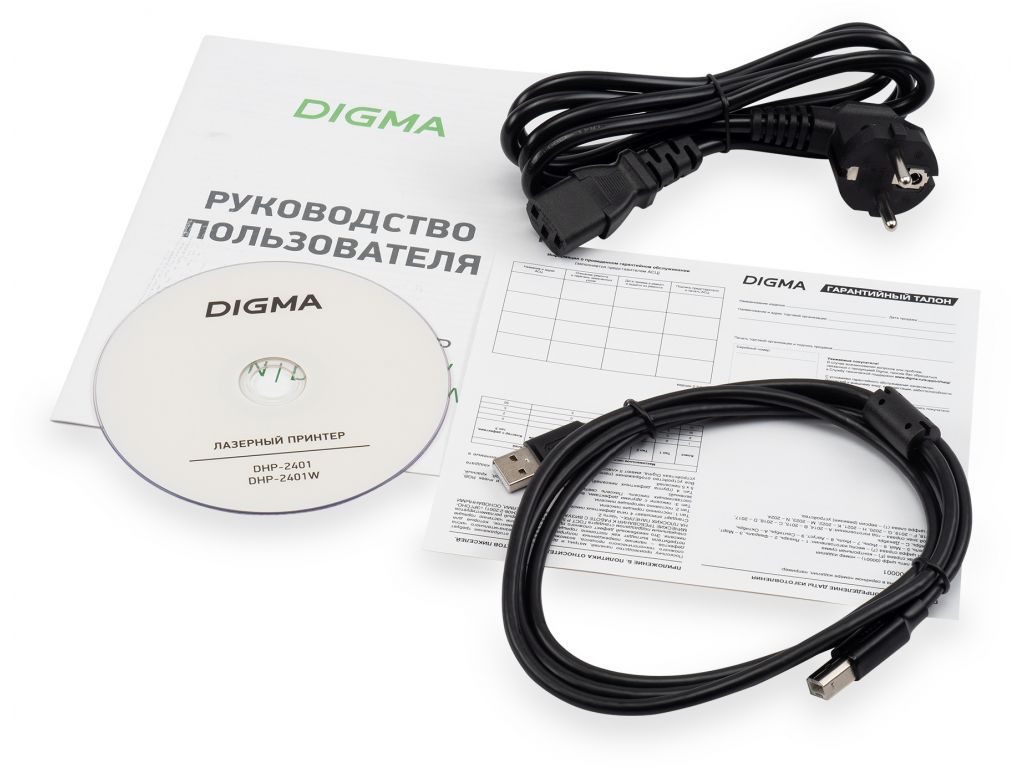 Принтер Digma DHP-2401W (белый)