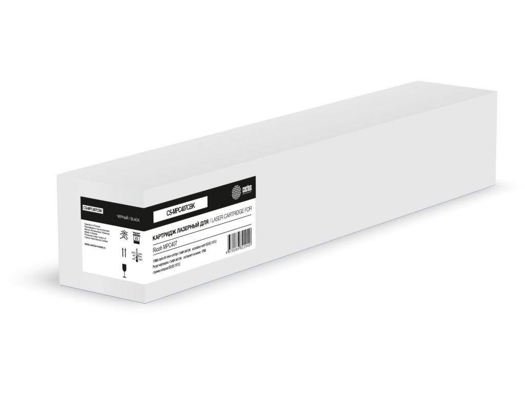 Картридж лазерный Cactus CS-MPC407CBK 842213 черный (17500стр.) для Ricoh MPC407