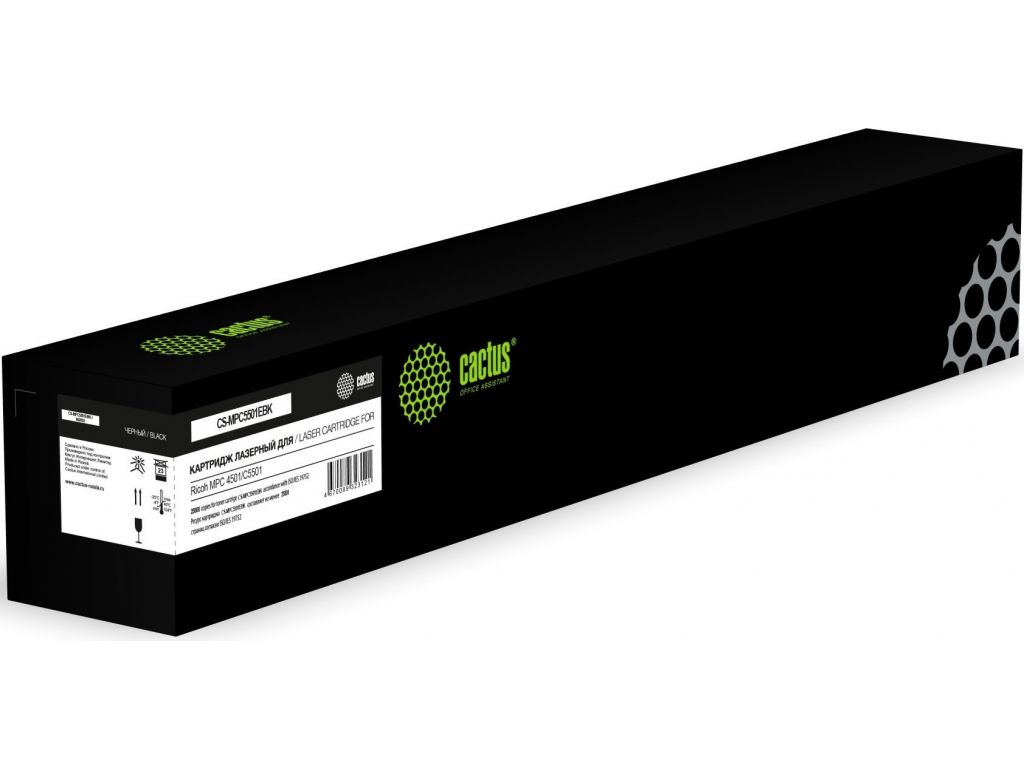 Картридж лазерный Cactus CS-MPC5501EBK 842052 черный (25500стр.) для Ricoh MPС 4501/C5501