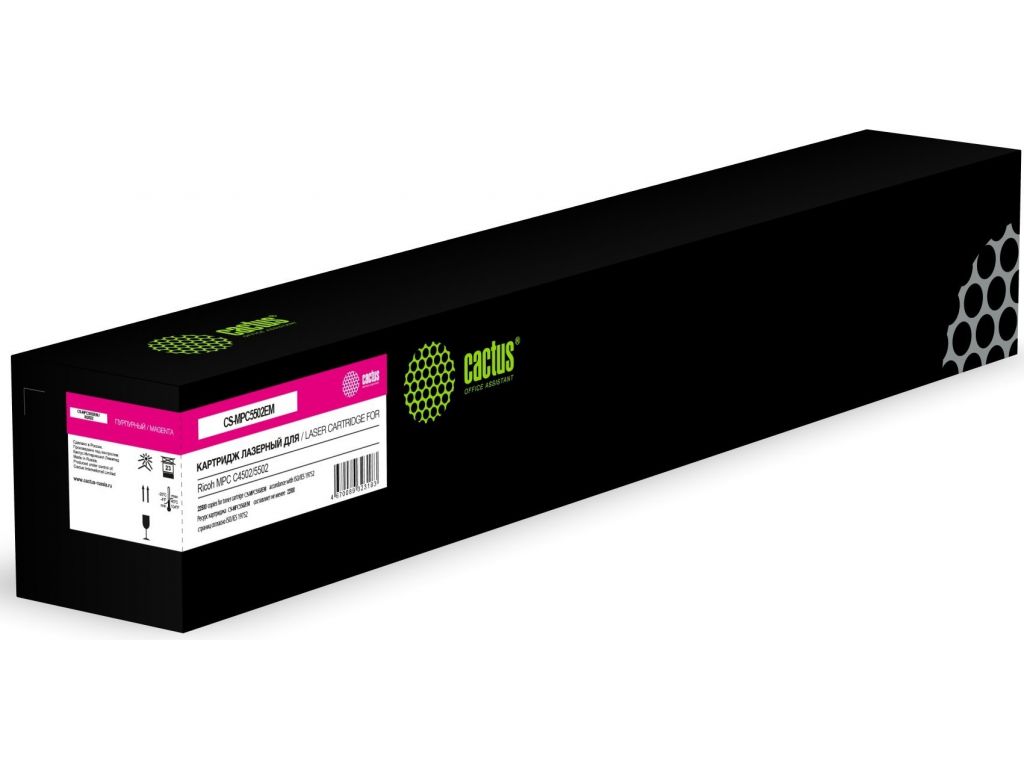 Картридж лазерный Cactus CS-MPC5502EM 842022 пурпурный (22500стр.) для Ricoh MPС C4502/5502