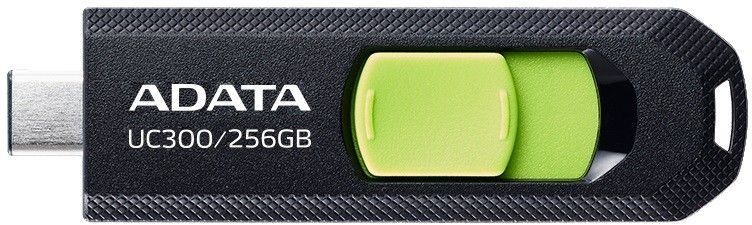 USB Flash ADATA UC300 256GB ACHO-UC300-256G-RBK/GN (черный/зеленый)