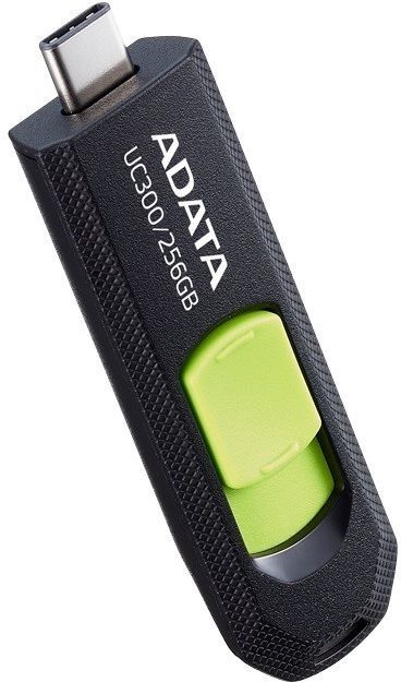 USB Flash ADATA UC300 256GB ACHO-UC300-256G-RBK/GN (черный/зеленый)