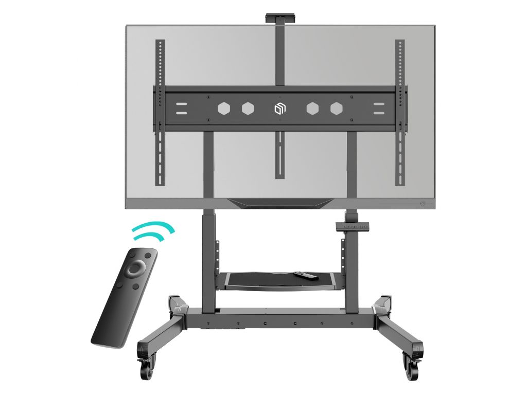Стойка для телевизора Onkron TS1991 eLift черный 50"-100" макс.10кг напольный наклон