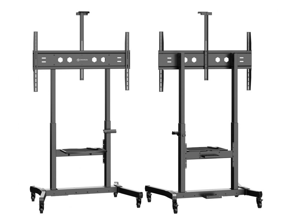 Стойка для телевизора Onkron TS1991 eLift черный 50"-100" макс.10кг напольный наклон