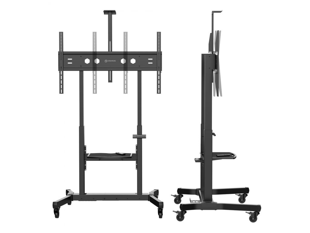 Стойка для телевизора Onkron TS1991 eLift черный 50"-100" макс.10кг напольный наклон