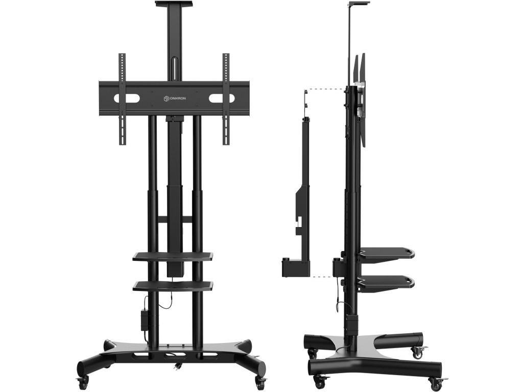 Подставка для телевизора Onkron TS1881 Elift черный 50"-86" макс.45кг напольный наклон