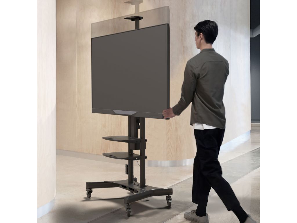 Подставка для телевизора Onkron TS1881 Elift черный 50"-86" макс.45кг напольный наклон