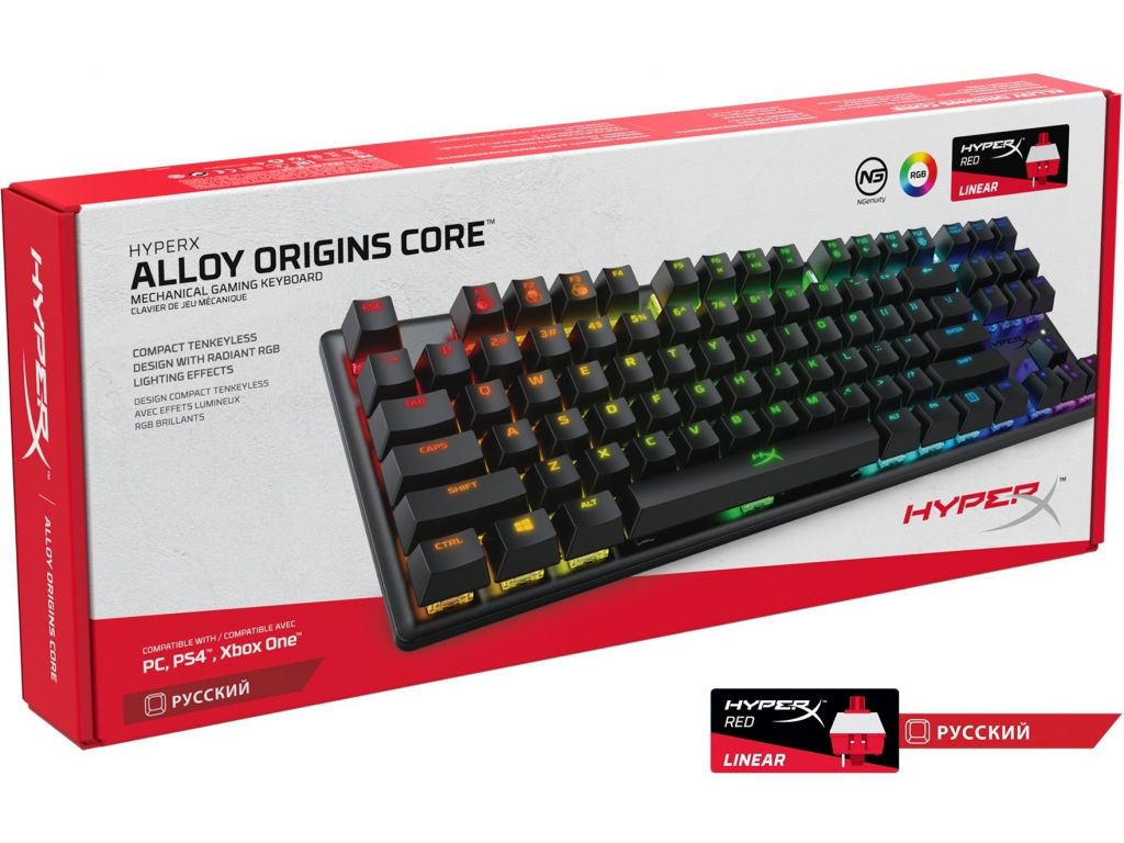 Клавиатура HyperX Alloy Origins Core (4P5P3AA#ABA)