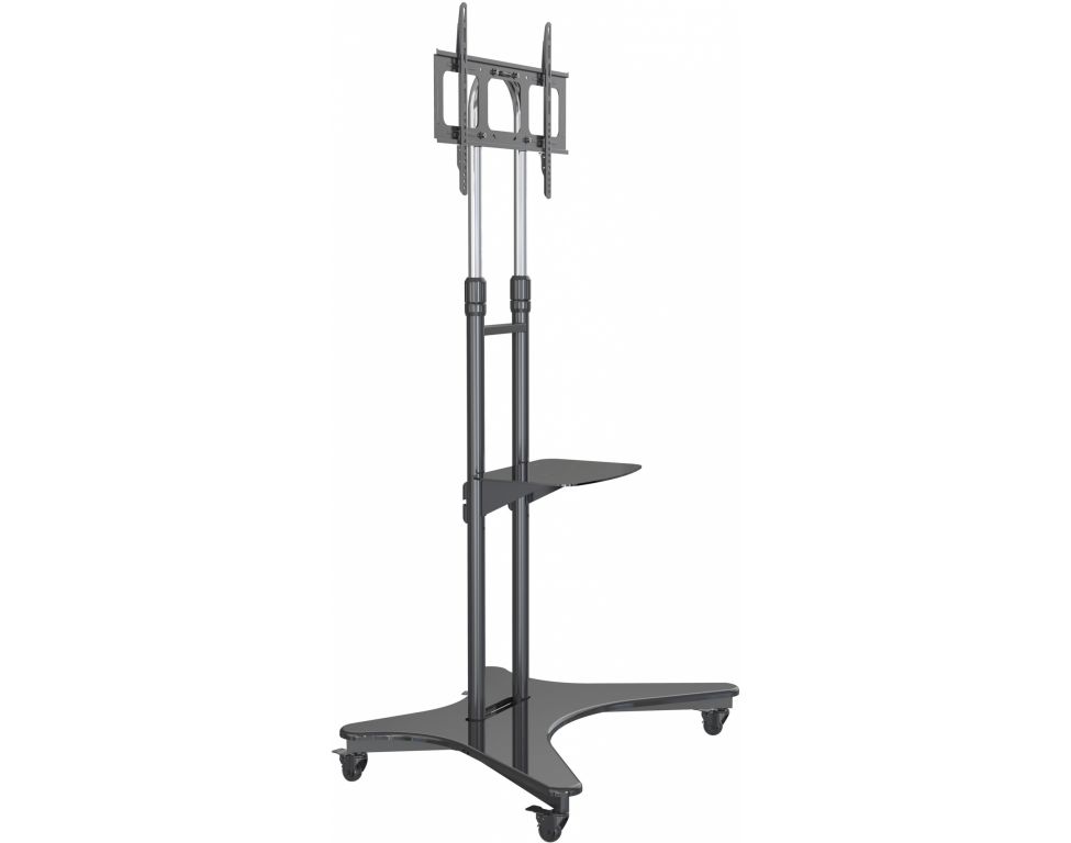 Стойка для телевизора Cactus CS-ST31 черный 37"-75" макс.81.6кг напольный мобильный