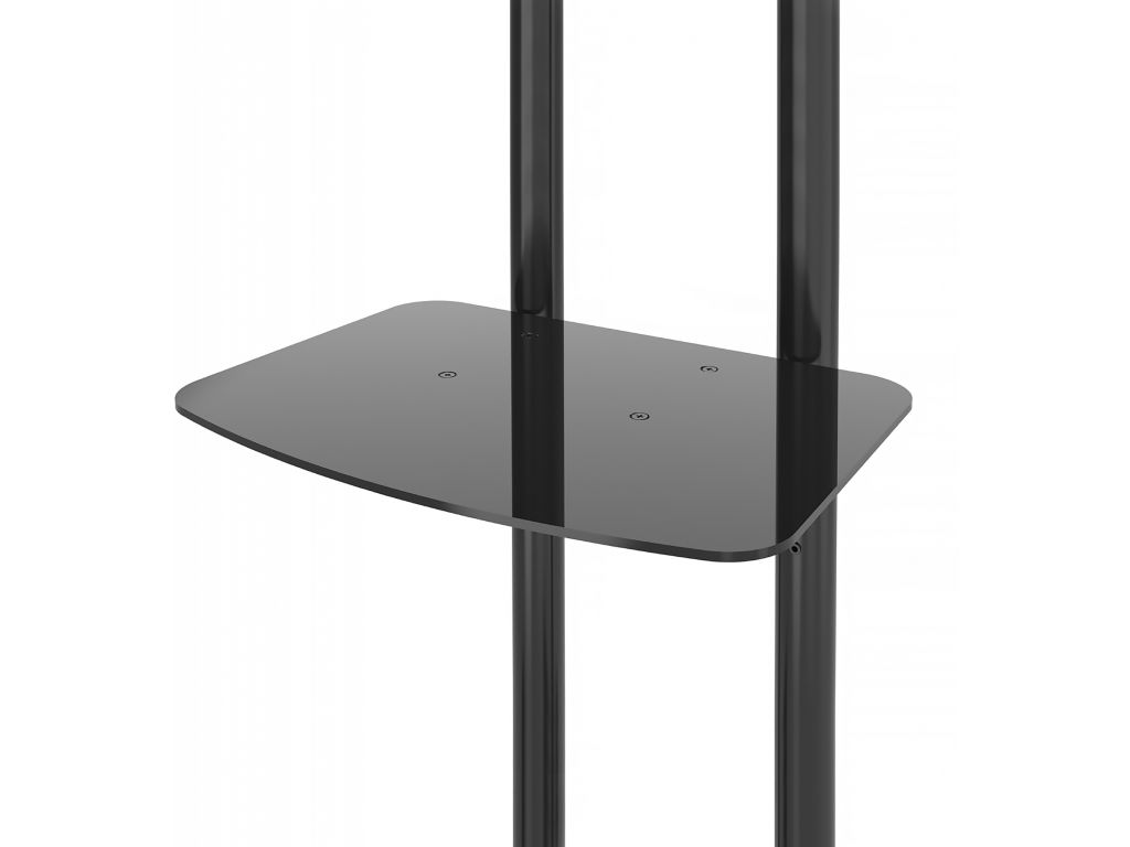 Стойка для телевизора Cactus CS-ST31 черный 37"-75" макс.81.6кг напольный мобильный