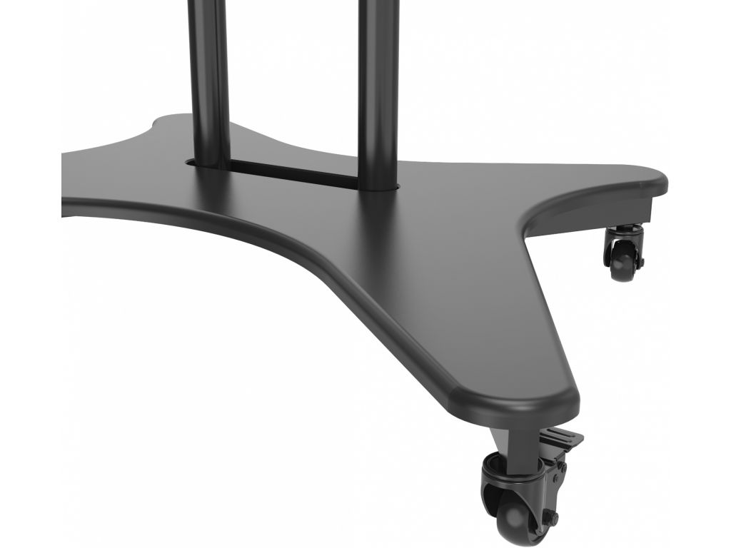 Стойка для телевизора Cactus CS-ST31 черный 37"-75" макс.81.6кг напольный мобильный