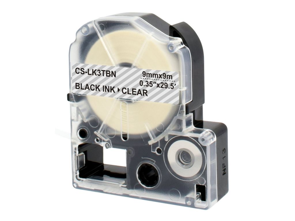 Картридж ленточный Cactus CS-LK3TBN черный для Epson LW300/LW400/LW700/LW600P/LW1000P/K400/Z700/Z900