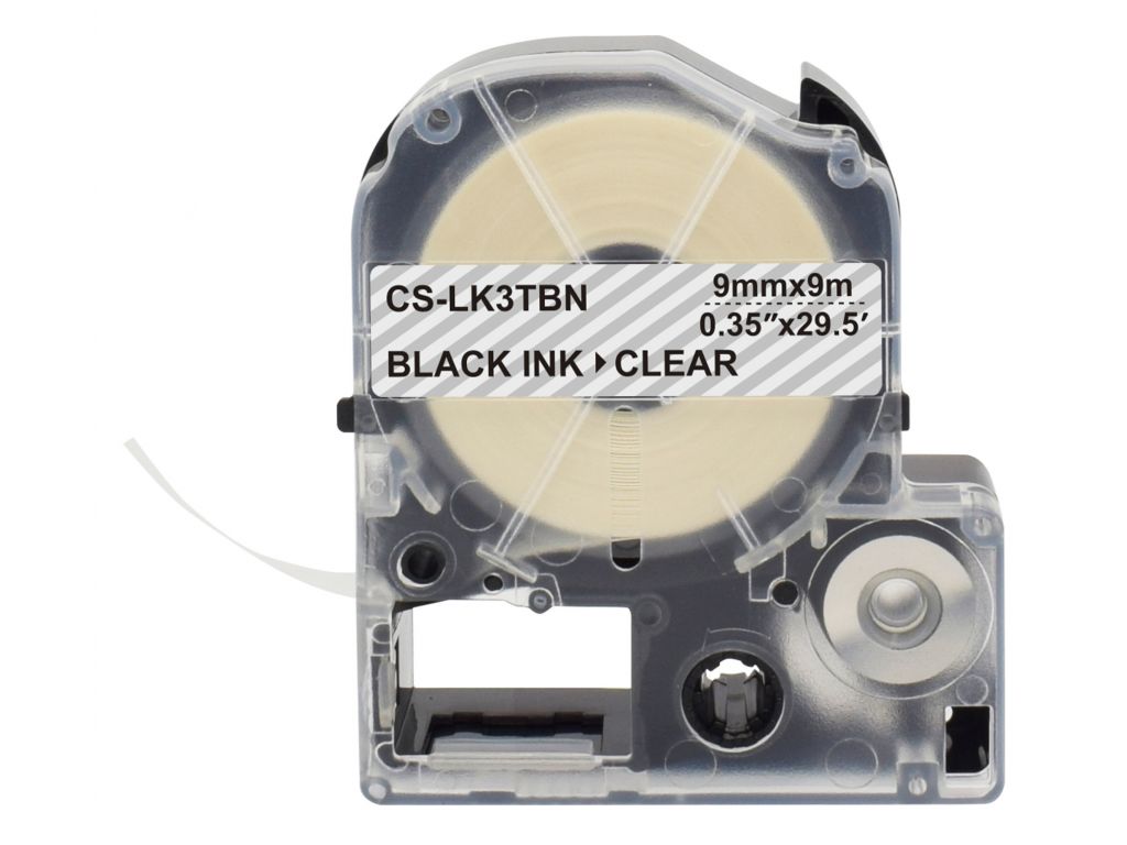 Картридж ленточный Cactus CS-LK3TBN черный для Epson LW300/LW400/LW700/LW600P/LW1000P/K400/Z700/Z900