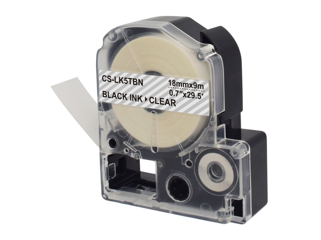 Картридж ленточный Cactus CS-LK5TBN черный для Epson LW400/LW700/LW600P/LW1000P/K400/Z700/Z900