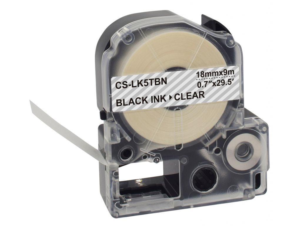Картридж ленточный Cactus CS-LK5TBN черный для Epson LW400/LW700/LW600P/LW1000P/K400/Z700/Z900